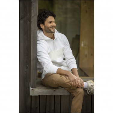 Logo trade promotional merchandise image of: Sayan men's half zip anorak hooded sweater