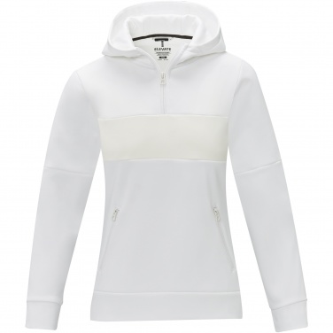 Logo trade business gift photo of: Sayan women's half zip anorak hooded sweater