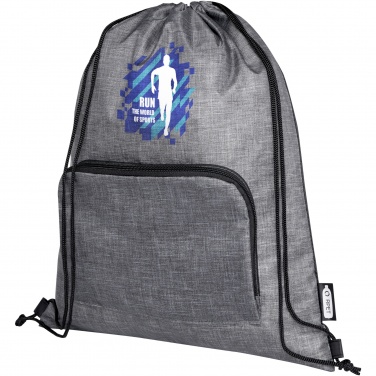 Logotrade promotional merchandise picture of: Ash recycled foldable drawstring bag 7L