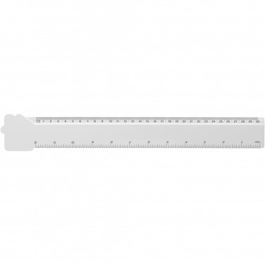 Logotrade promotional gift picture of: Tait 30cm house-shaped recycled plastic ruler