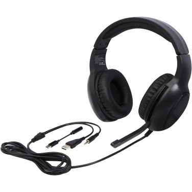 Logo trade advertising products image of: Gleam gaming headphones
