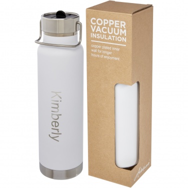 Logo trade promotional merchandise image of: Thor 750 ml copper vacuum insulated sport bottle