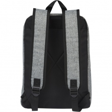 Logo trade business gift photo of: Reclaim 15" GRS recycled two-tone laptop backpack 14L