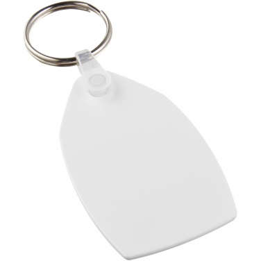 Logotrade promotional gift image of: Tait rectangular-shaped recycled keychain
