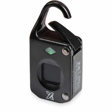 Logo trade promotional giveaways image of: SCX.design T10 fingerprint padlock