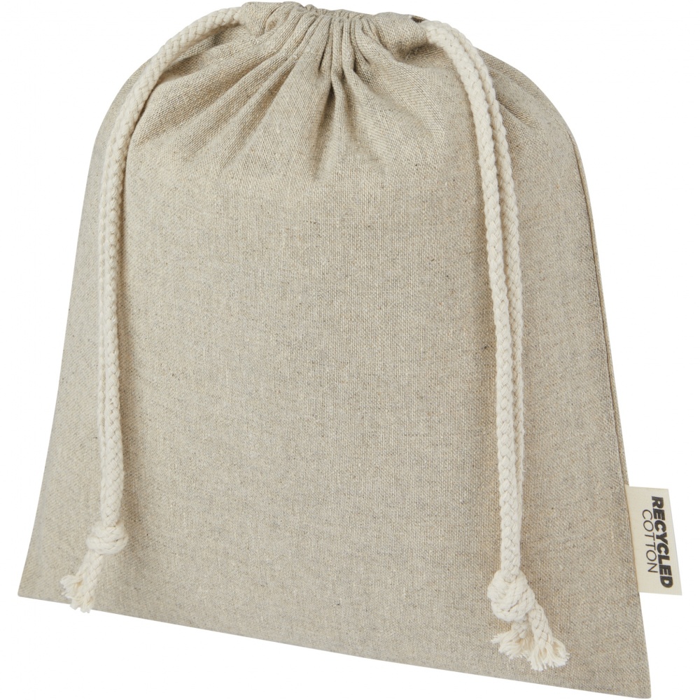 Logotrade advertising products photo of: Pheebs 150 g/m² GRS recycled cotton gift bag medium 1.5L