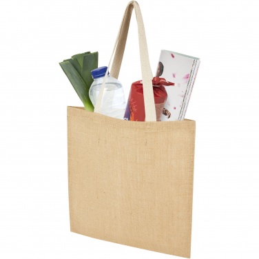 Logo trade advertising products picture of: Juta 300 g/m² jute tote bag 7L
