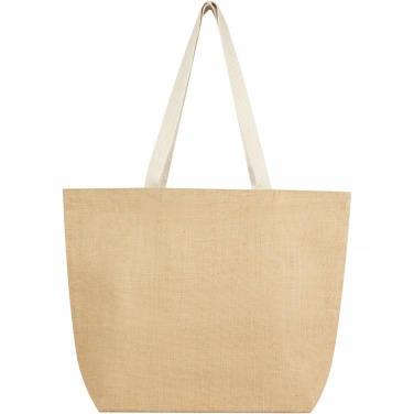 Logo trade promotional giveaways picture of: Juta 300 g/m² jute cooler tote bag 12L