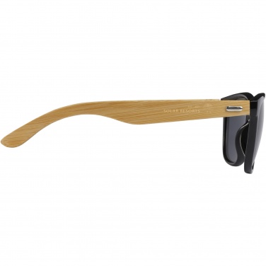 Logo trade promotional gifts image of: Sun Ray ocean bound plastic and bamboo sunglasses