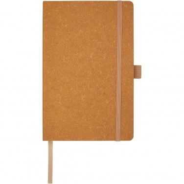 Logo trade advertising products image of: Kilau recycled leather notebook 