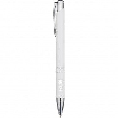 Logo trade corporate gifts image of: Moneta recycled aluminium ballpoint pen