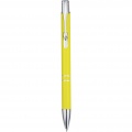 Moneta recycled aluminium ballpoint pen, Yellow