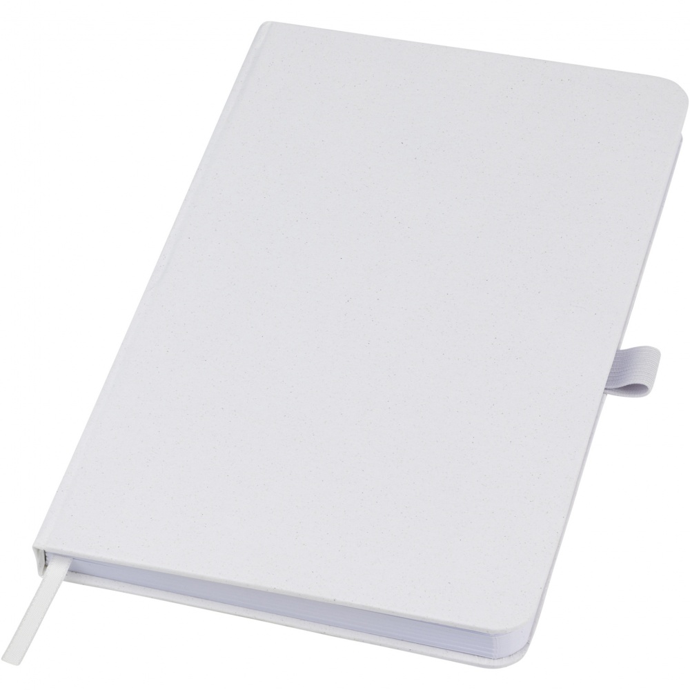 Logo trade advertising products image of: Fabianna crush paper hard cover notebook