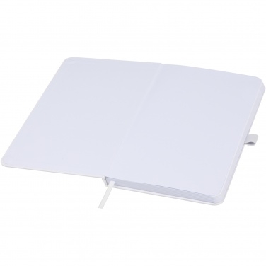 Logo trade promotional merchandise image of: Fabianna crush paper hard cover notebook