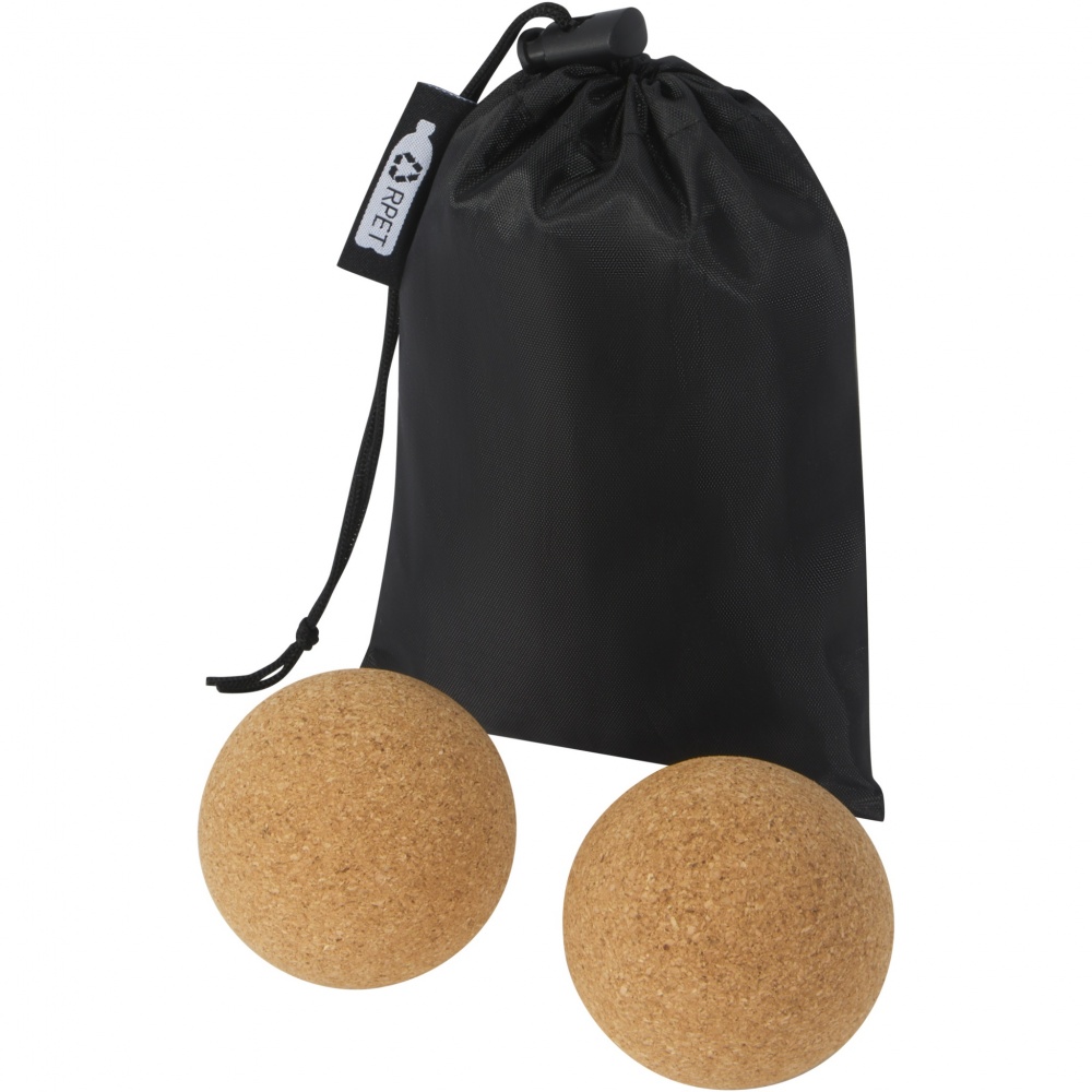 Logo trade promotional merchandise image of: Trikona cork yoga ball