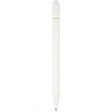 Logo trade promotional merchandise picture of: Chartik monochromatic recycled paper ballpoint pen with matte finish