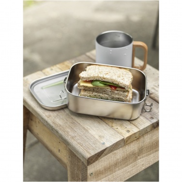 Logotrade promotional giveaways photo of: Titan recycled stainless steel lunch box