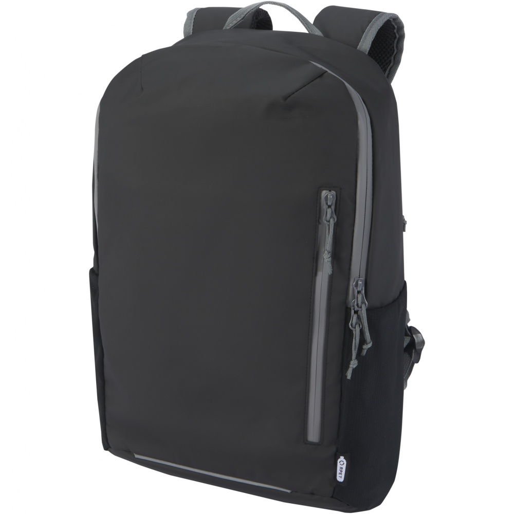Logotrade promotional giveaway picture of: Aqua 15" GRS recycled water resistant laptop backpack 21L