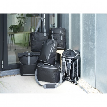 Logo trade promotional giveaways image of: Aqua 15.6" GRS recycled water resistant laptop backpack 23L