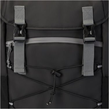 Logo trade corporate gifts image of: Aqua 15.6" GRS recycled water resistant laptop backpack 23L