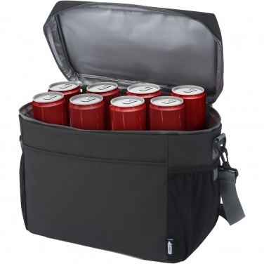 Logo trade corporate gifts image of: Aqua 20-can GRS recycled water resistant cooler bag 22L