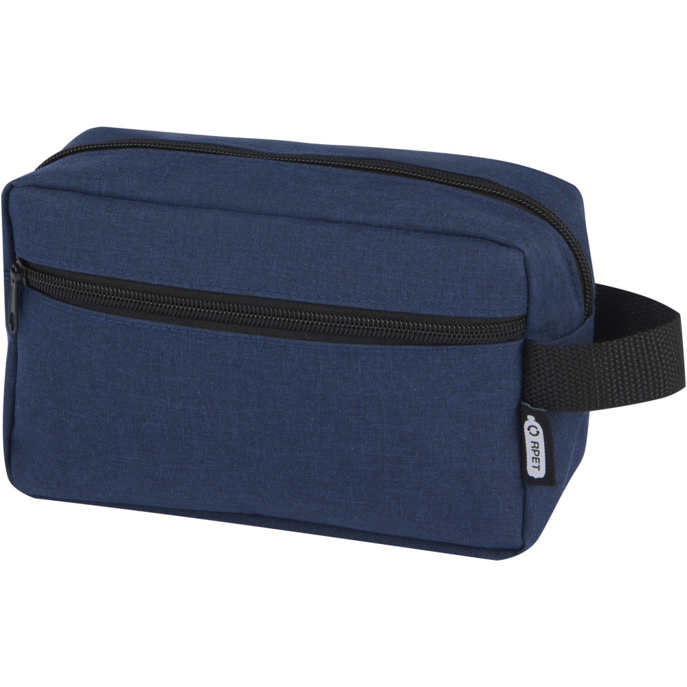Logo trade corporate gifts picture of: Ross GRS RPET toiletry bag 1.5L