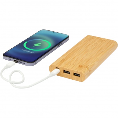 Logotrade advertising products photo of: Tulda 10.000 mAh bamboo power bank
