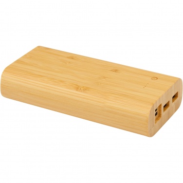 Logo trade advertising products picture of: Tulda 20.000 mAh bamboo power bank