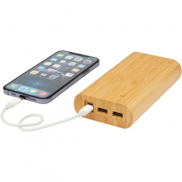 Logotrade advertising products photo of: Tulda 20.000 mAh bamboo power bank