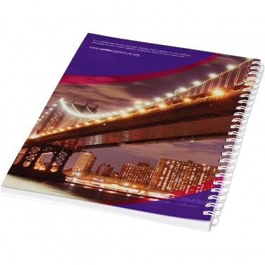 Logotrade advertising product image of: Desk-Mate® A5 spiral notebook with printed back cover