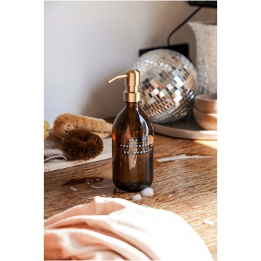 Logo trade advertising products image of: Wellmark Bubbles 500 ml hand soap dispenser