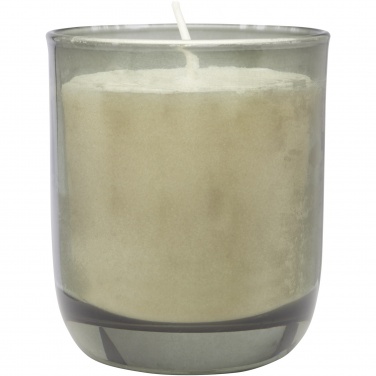 Logo trade promotional items picture of: Wellmark Discovery 200 ml hand soap dispenser and 150 g scented candle set - dark amber fragrance