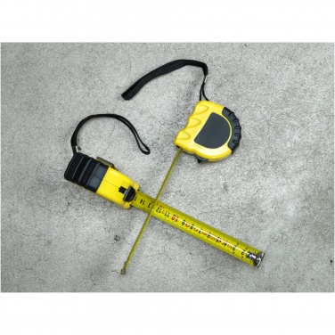 Logo trade promotional product photo of: Rule 5-metre RCS recycled plastic measuring tape
