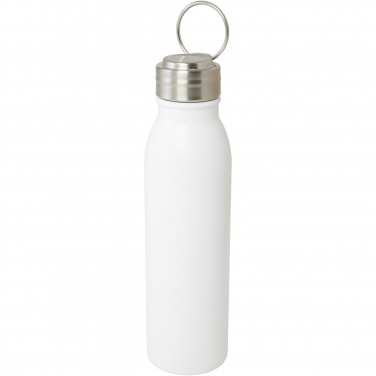 Logo trade promotional gifts picture of: Harper 700 ml RCS certified stainless steel water bottle with metal loop