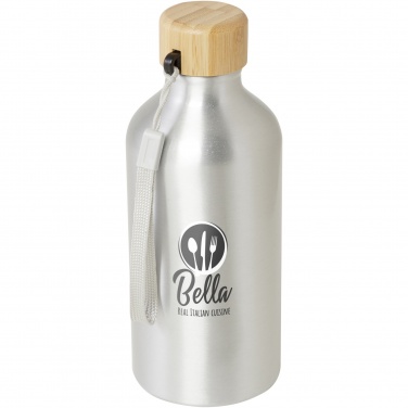 Logotrade promotional product image of: Malpeza 500 ml RCS certified recycled aluminium water bottle
