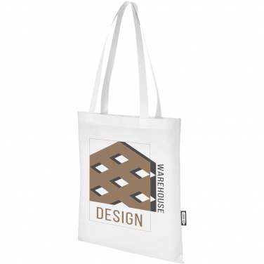 Logo trade promotional merchandise picture of: Zeus GRS recycled non-woven convention tote bag 6L