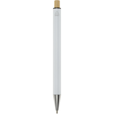 Logotrade promotional gift image of: Cyrus recycled aluminium ballpoint pen (black ink)