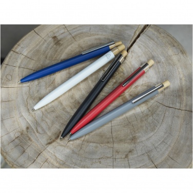 Logo trade promotional product photo of: Nooshin recycled aluminium ballpoint pen  (blue ink)