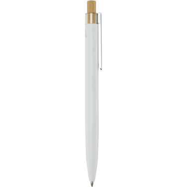 Logo trade promotional giveaways picture of: Nooshin recycled aluminium ballpoint pen (black ink)