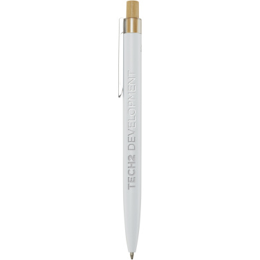Logotrade promotional merchandise picture of: Nooshin recycled aluminium ballpoint pen (black ink)