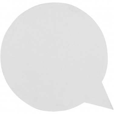 Logo trade promotional products image of: Sticky-Mate® speech bubble-shaped recycled sticky notes