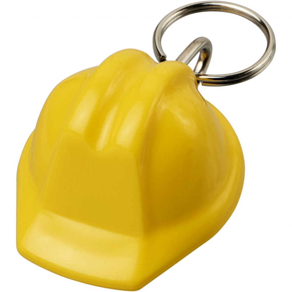 Logotrade promotional giveaways photo of: Kolt hard hat-shaped recycled keychain