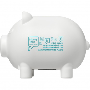 Logo trade promotional products picture of: Oink recycled plastic piggy bank