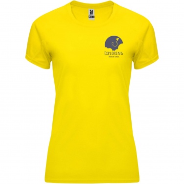 Logo trade promotional gifts image of: Bahrain short sleeve women's sports t-shirt