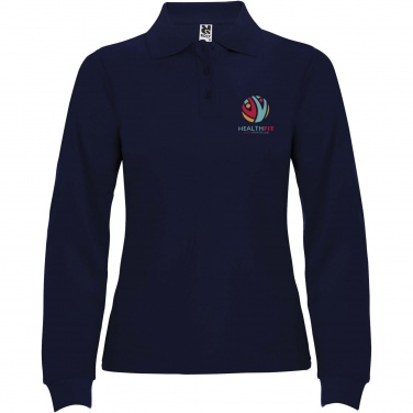 Logo trade promotional merchandise photo of: Estrella long sleeve women's polo