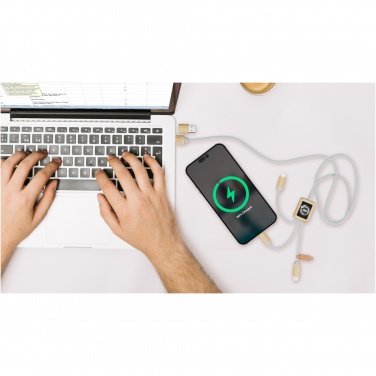 Logo trade promotional merchandise image of: SCX.design C49 5-in-1 charging cable