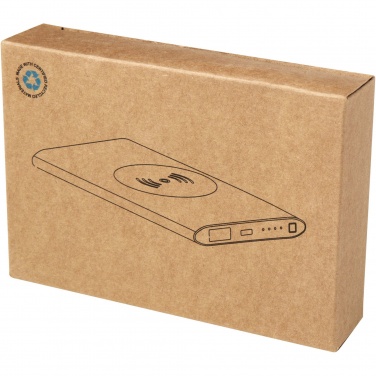 Logotrade advertising product image of: Juice 4000 mAh Type-C recycled aluminium wireless power bank 