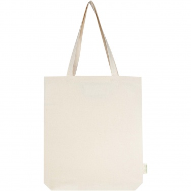 Logo trade promotional giveaways image of: Orissa 180 g/m² organic wide bottom tote bag 11L