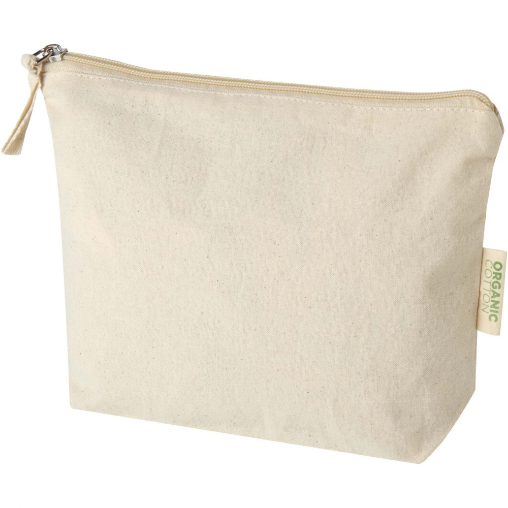 Logo trade business gift photo of: Orissa 180 g/m² organic toiletry bag 1L