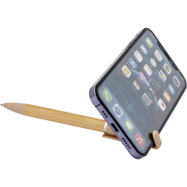 Logo trade promotional merchandise photo of: Delfina phone holder pen